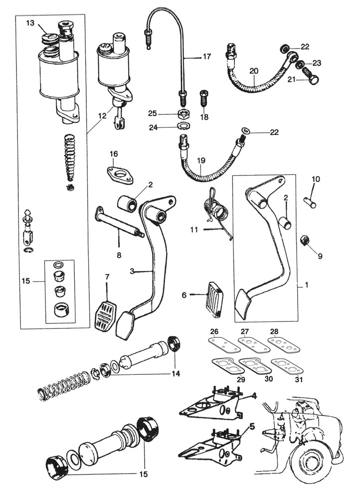 Clutch & Pedal Linkage